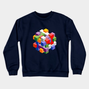 Rainbow Squirrel Cage Crewneck Sweatshirt